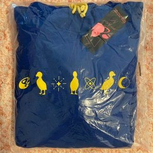 Quackity Blue Neon Ducks Hoodie